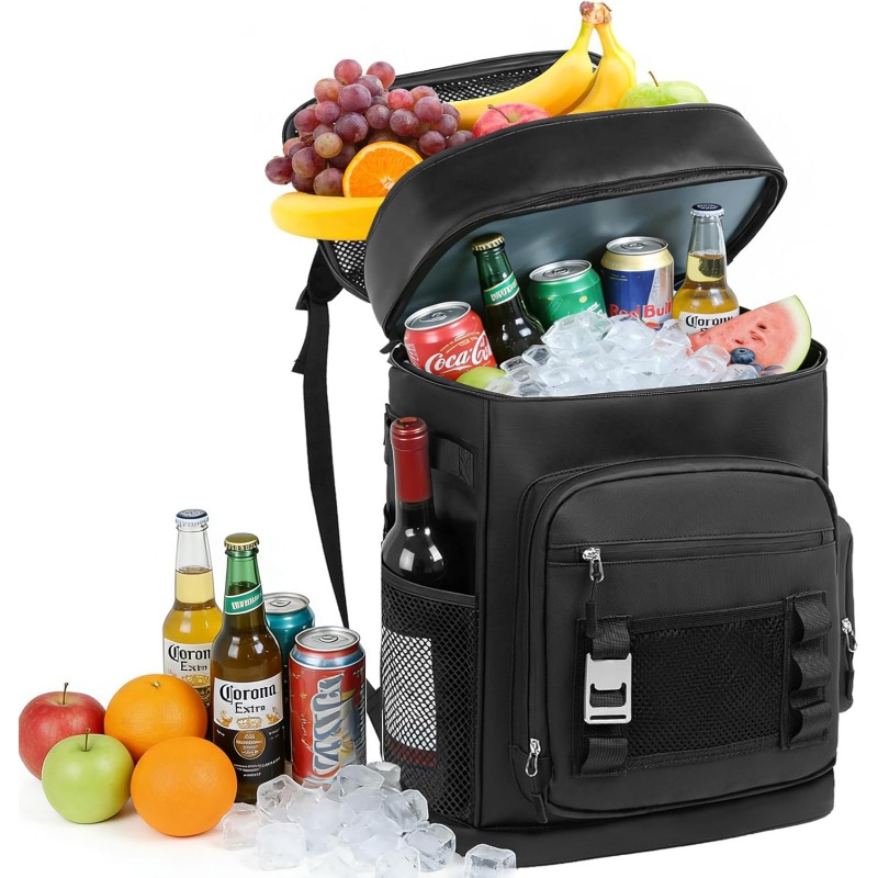 Commercial Chest Freezer - Mochila nevera con compartimento doble extraíble,