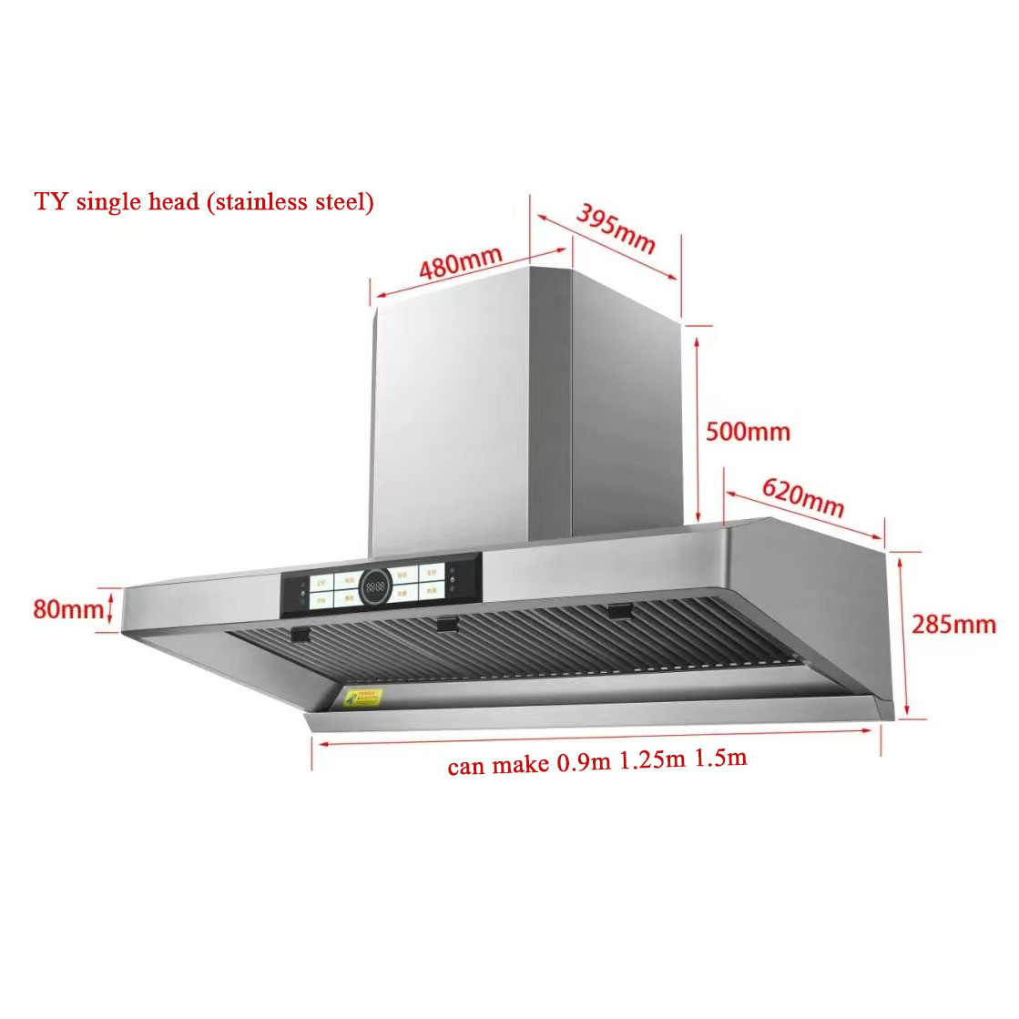 Campana extractora de cocina c - Commercial Kitchen Hoods reseña y precio