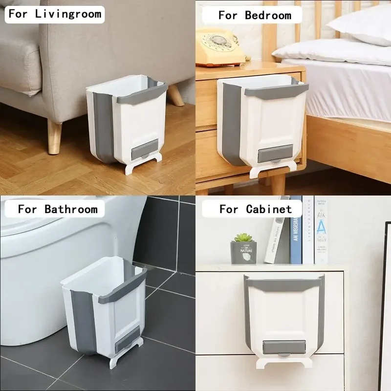 Cubo de basura plegable de 10  - Commercial Kitchen Bin reseña y precio