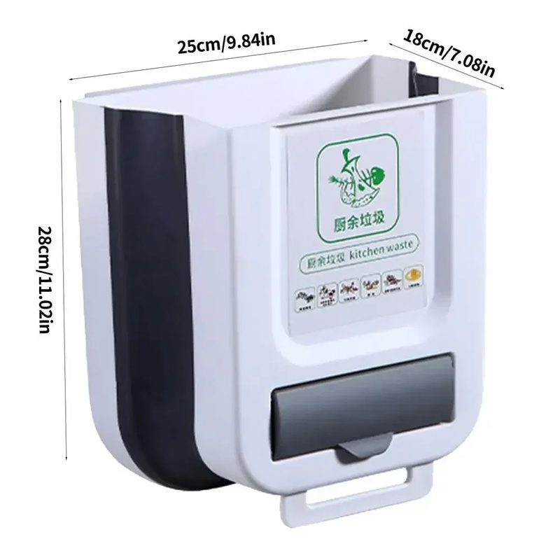 Contenedor de Basura Plegable  - Commercial Kitchen Bin reseña y precio