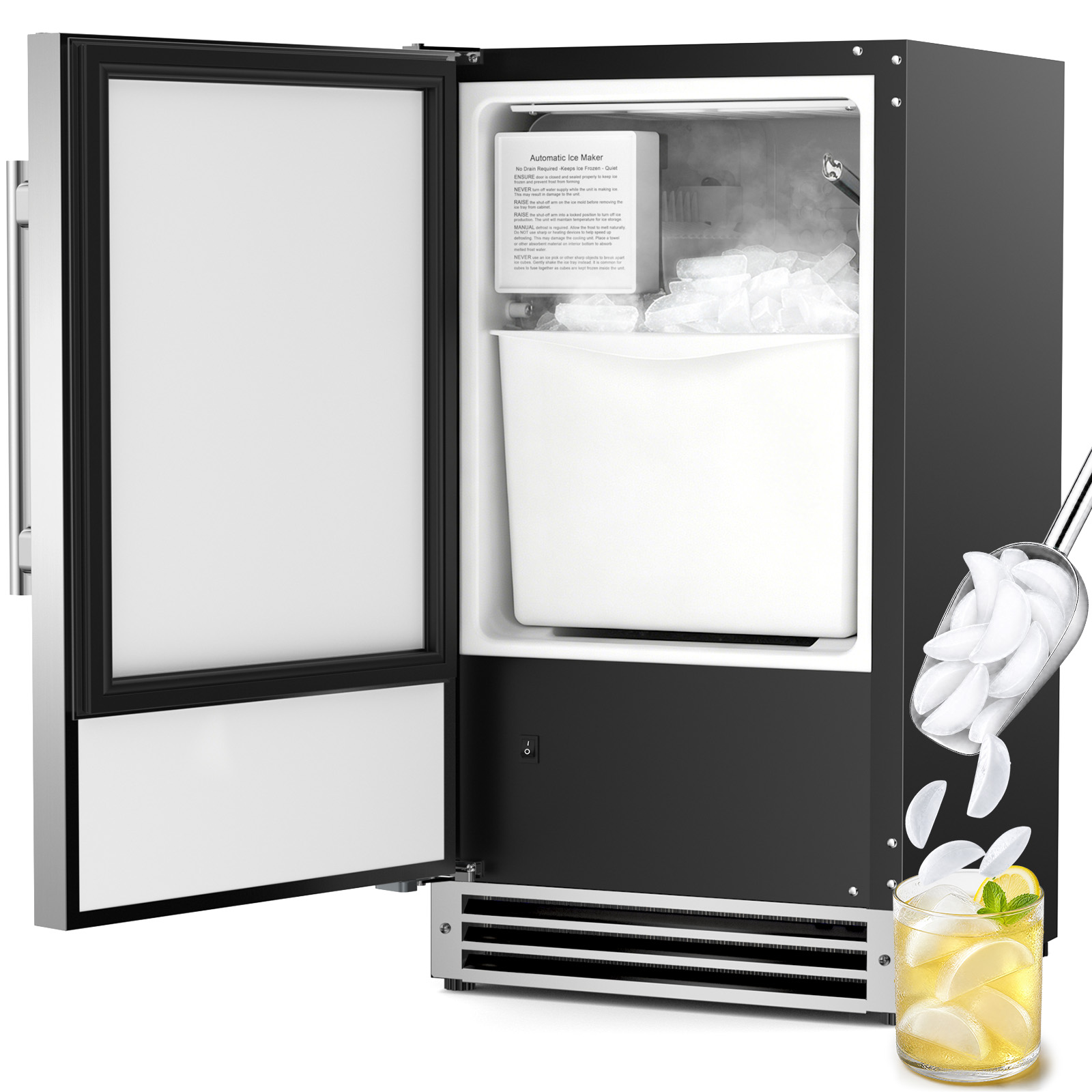 Máquina de Hielo Bajo Encimera - Commercial Kitchen And Bar reseña y precio